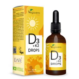 VEGAVERO Vitamin D3+K2 Tropfen