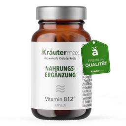 Kräutermax Vitamin B12 20 µg plus  Resveratrol, Curcuma und Vit. B6, C, E Kapseln