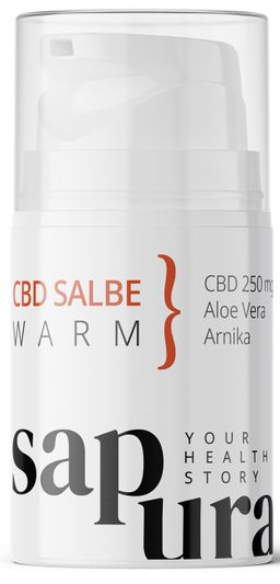 CBD Wärmesalbe 250mg + Arnika  * CBD Salbe extra stark * Dermatologisch geprüft & zertifiziert
