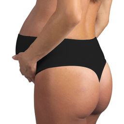 MYSANITY® Schwangerschafts Unterhose, Tanga aus Modal, Schwarz