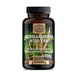 Yamswurzel - Yamswurzel Kapseln Hochdosiert - Diosgenin Stark DE SCHEUNENGUT® 180 Kapseln