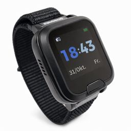 Senionex PRO 5 UHR Senioren Notrufuhr schwarz