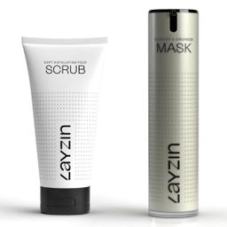 LAYZIN DUO – Sanftes Exfoliating Scrub + Regenerierende & Energiespendende Maske