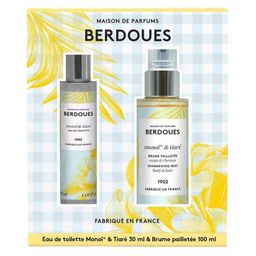Berdoues Eau de Toilette Monoï & Tiaré  + Schimmer-Spray Monoï & Tiaré für Körper und Haar