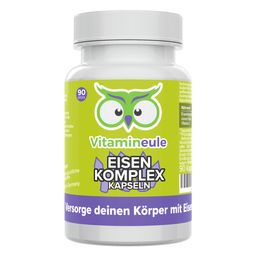 Eisen Komplex Kapseln - Eisenbisglycinat + Vitamin C - Vitamineule®