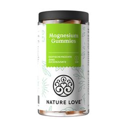 NATURE LOVE® Magnesiumcitrat Gummies – 120 Stk – 188mg Magnesium/Tagesdosis für Erwachsene