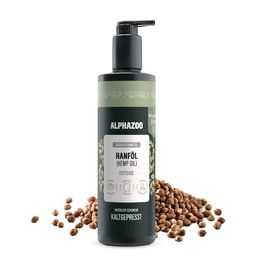 alphazoo Hanföl für Hunde – Omega-3 und Omega-6 Futteröl