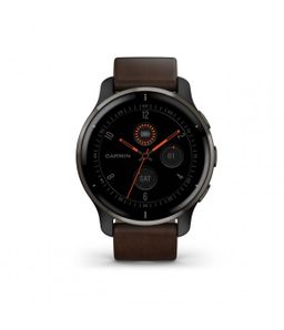 Pulsuhr / Tracker Garmin - Fitnessuhr - Unisex - Venu 2 Plus - schwarz/braun - 010-02496-15