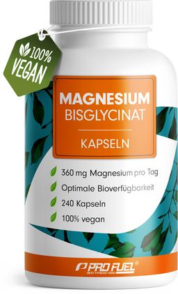 ProFuel - Magnesium Bisglycinat Kapseln - 360 mg Magnesium pro Tag