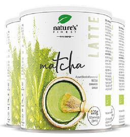 Nature's Finest Bio Matcha Chai Latte, Getränkepulver 375 g (3er Pack)