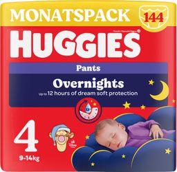 Huggies Overnight Pants Größe 4 9-14 kg Nachtwindeln