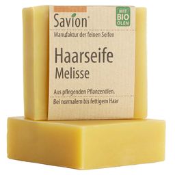 Savion Bio Haarseife Melisse für mehr Fülle & Glanz | Vegan & Nachhaltig