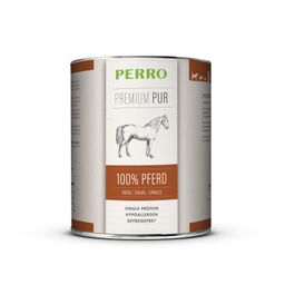 PERRO Premium Pur Pferd - Nassfutter Hund adult