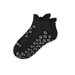 Lasso® Sneakersocken mit Grip, schwarz