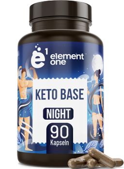 KETO NIGHT 90 Kapseln | ABNEHMEN Stoffwechsel ohne Koffein Element One