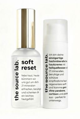 the source lab. Duo Pflegeset | Spray & Creme für sensible Haut