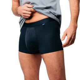 Robin Premium Waschbarer Inkontinenz-Boxershort für Herren bei Urinverlust (L, Dunkelblau)