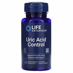 Life Extension, Uric Acid Control mit Terminalia bellirica-Fruchextrakt,vegane Kapseln