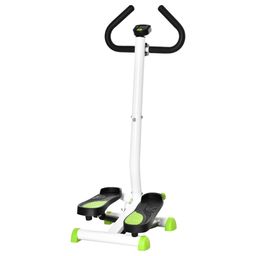 HOMCOM Stepper mit Griff, LCD-Display und einstellbarem Widerstand