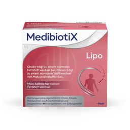 MedibiotiX Lipo - Aktiver Stoffwechsel & gute Verdauung - Mit Darmbakterien für die Darm-Leber-Achse