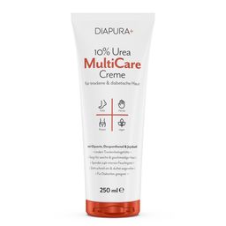 DIAPURA 10% Urea Creme für sehr trockene und diabetische Haut, Handcreme & Fußcreme, Körpercreme