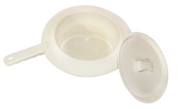 Medi-Inn Bettpfanne mit Deckel aus Kunststoff