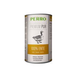 PERRO Premium Pur Ente - Nassfutter Hund adult