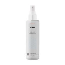 Klapp, Multi Level Performance Sun Protection Triple Action Invisible Face & Body Glow Spray 30 SPF