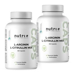 nutri+ L-Arginin Citrullin Kapseln - 720 Stück