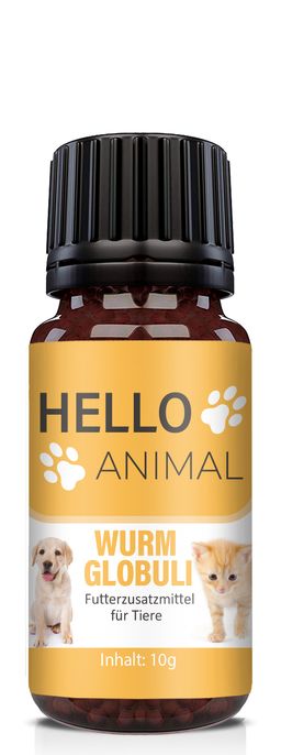 Hello Animal® Wurm Kügelchen | Futterzusatzmittel für Tiere