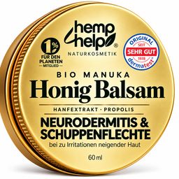 Neurodermitis Creme mit BIO Manuka-Honig & Hanf CBD – für trockene, gereizte Haut | H4H