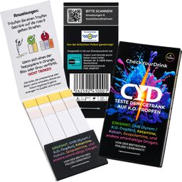 CYD® Getränketest K.O.-Tropfen Schnelltest Check Your Drink