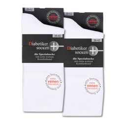 Diabetiker Socken ohne Gummi & ohne Naht aus 97% Baumwolle für Damen und Herren