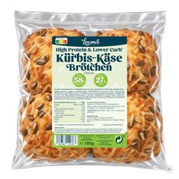 Locawo High Protein & Low Carb Kürbis-Käse-Brötchen