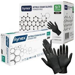 Hynex Nitrilhandschuhe schwarz 3,5g puderfrei Einweghandschuhe