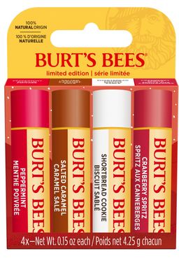 Burt's Bees Lip Balm Edition Festive 4er Pack