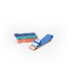 Gymondo Fitnessbänder 6er-Set, 3 kurz und 3 lang in verschiedenen Widerständen