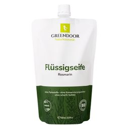 GREENDOOR Flüssigseife Nachfüllpackung Rosmarin