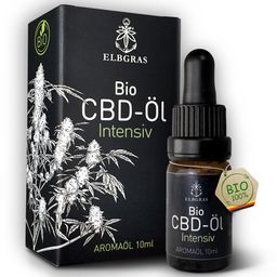 Elbgras Bio CBD Öl 30% - Vollspektrum Hanföl - CBD-Tropfen + Spraykopf - Cannabisöl - Deutsche Marke