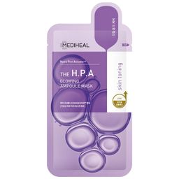 MEDIHEAL The H.P.A Glowing Ampoule Mask – Exfolierende Tuchmaske für strahlende Haut