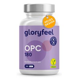 gloryfeel® OPC Traubenkernextrakt - 1052mg Extrakt/Tagesdosis - französische Trauben - 180 Tabletten