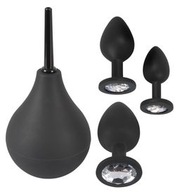 Black Velvets - Analset mit Dusche - 4-teiliges Set
