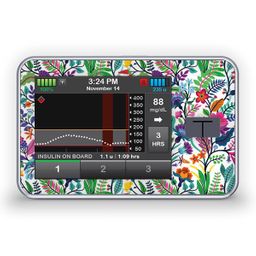 Diasticker® Tandem t:slim X2 Sticker "Happy Flowers"