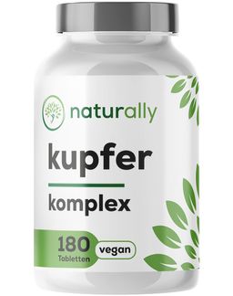 naturally Kupfer Komplex | 2 mg elementares Kupfer, hochdosiert