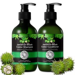 ALIVER Haarpflege-Set Rizinus Shampoo Conditioner für Haarwachstum
