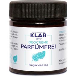 Klar's Deo Creme Parfümfrei