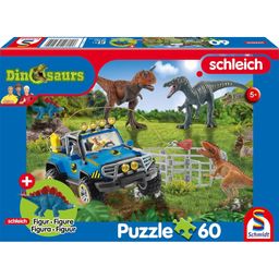 schmidt Puzzle Schleich Prähistorische Giganten 60 Teile + Schleich-Figur