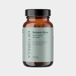 LIV Botanic Glow | Pflanzliche Kapseln mit Biotin, Polygonum & Chlorella
