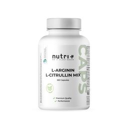 nutri+ L-Arginin L-Citrullin Kapseln 360 Stück Aminosäure