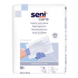 Seni Care Waschhandschuhe unfoliert a 50 Stück